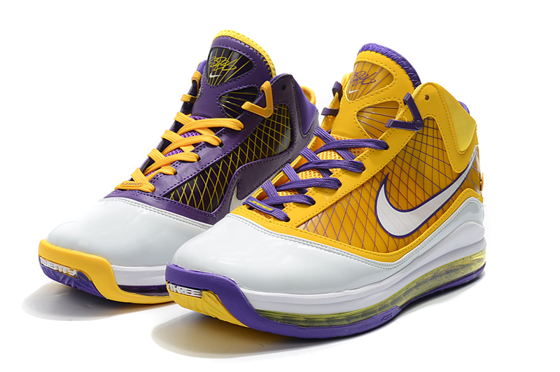 2020 Nike Lebron James 7 Purple Yellow White
